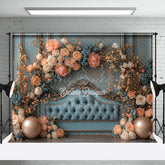 Lofaris Elegant And Floral Sweet Headboard Wedding Backdrop